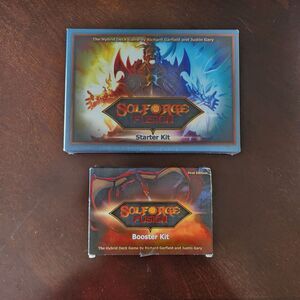 NIB Solforge Fusion Starter Kit And Booster Kit By Richard Garfield Sealed